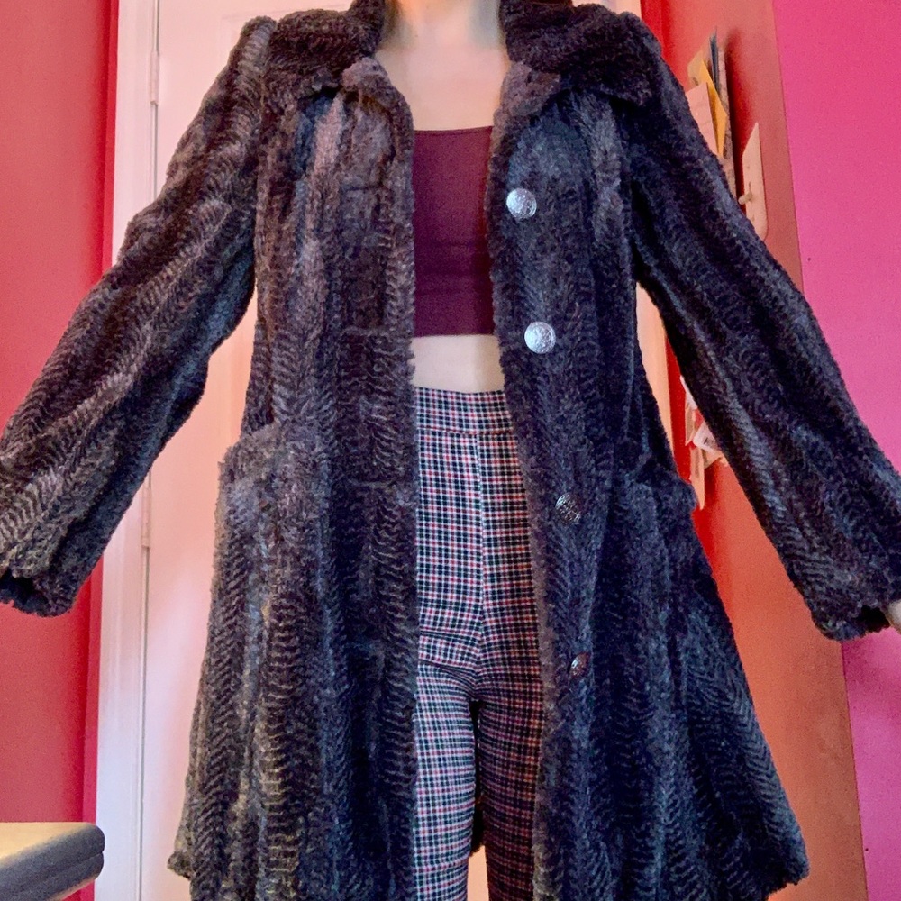 Beautiful Plush Free People Winter Coat